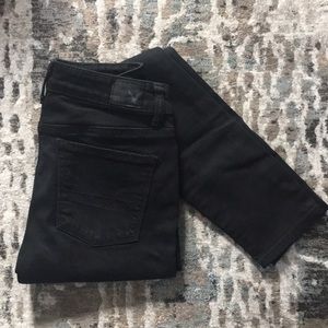 American Eagle Hi-Rise Black Jeggings